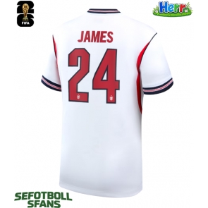 England Reece James #24 Hemmatröja VM 2026 Kortärmad